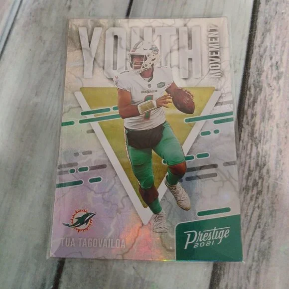 2021 Panini Prestige Youth Movment Tua Tagovailoa - Picture 2 of 4